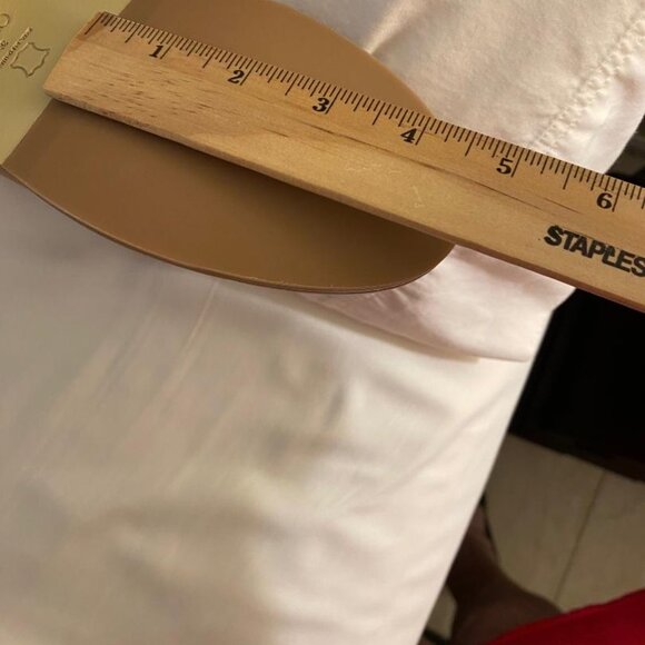 Chloe Girl's Leather Scallop-Trim Ankle Boots, (Color brown Size:35EU (4US KID) - Picture 11 of 11